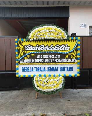 Papan Bunga Duka di Krajan